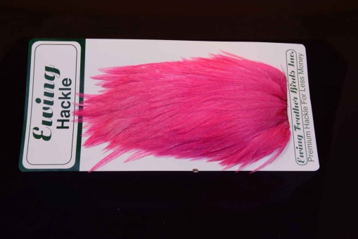 Ewing Hackle Deceiver Patch Streamerhechel Pink 