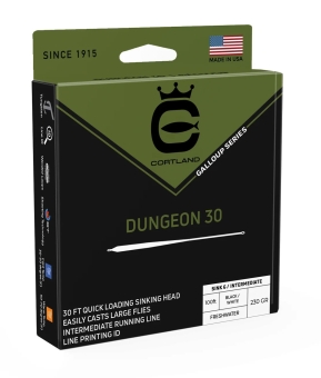 Cortland Galloup Dungeon 30 Fliegenschnur Schwarz/Grün WF7-8SI WF7-8SI