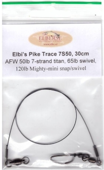 Elbi Pike Trace Titan 7 Strang 65lbs. 30cm 
