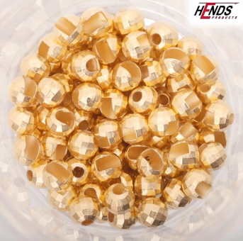 Hends Tungsten facettiert - Gold TFPG 2,5 mm