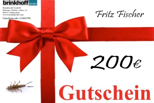 Gutschein über 200 € 