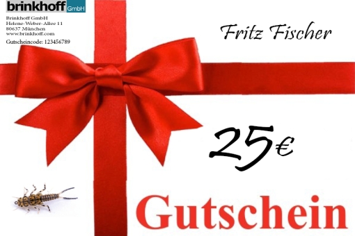 Gutschein über 25 € 