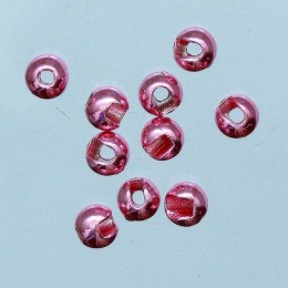Hends Tungsten Beads normal slot. Pink 4,6 mm