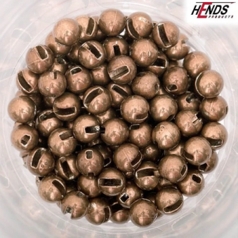 Hends Tungsten Beads normal slot. Braun 2,3 mm
