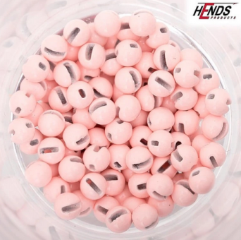 Hends Slotted Tungsten Beads (Salmon) TPL 2,3 mm