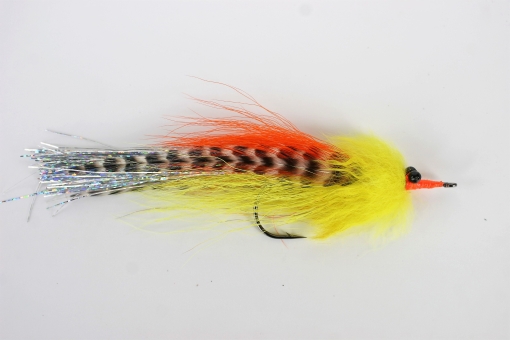 Pike Whistler -  Orange & Yellow 6/0 ca. 16cm 