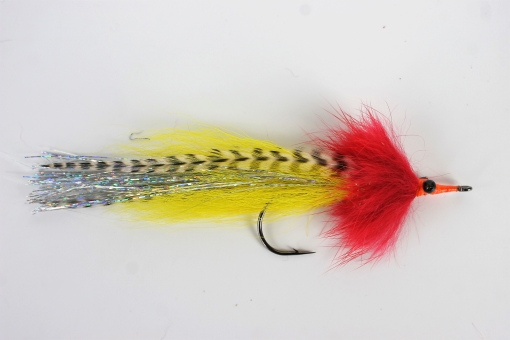 Pike Whistler - Yellow & Red 6/0 ca. 16cm 