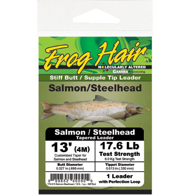 Frog Hair Salmon / Steelhead Vorfach Stiff Butt  4,00 Meter 